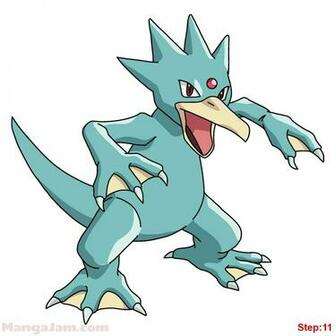 Draw Golduck From Pokemon Mangajam
