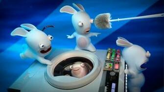 Raving Rabbids Travel In Time 1080p Wallpaper