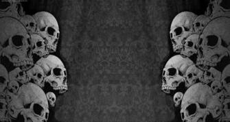 Grungy Skulls Background Evolutions