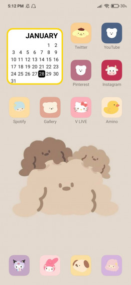 Aesthetic Android Phone Organization