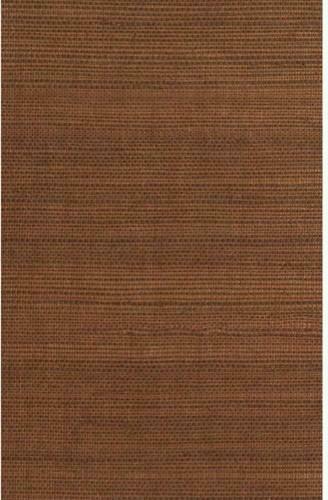 Ronald Redding Designer Resource Metallic Copper And Brown Grasscloth