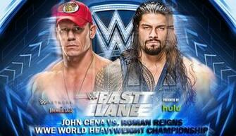 Wwe Fast Lane Custom Match Card By Sebaz316