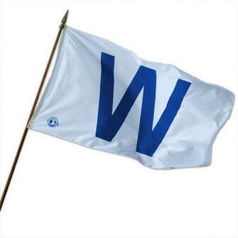 Cubs Win Flag For