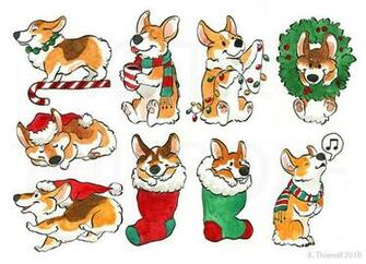 Corgi Christmas A Dose Of Cute