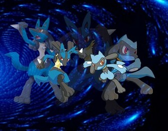 Lucario And Riolu Wallpaper By Adoramereku