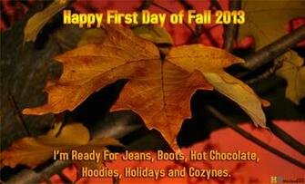 First Day Of Fall Countdown HD Wallpaper
