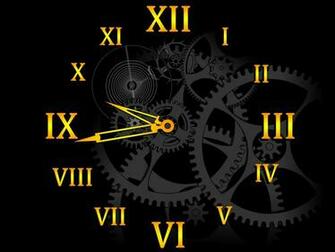 Clock Mechanism Screensaver Bei Ware