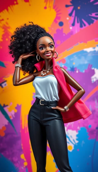 Black Barbie Wallpaper