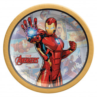 Iron Man Round Plates Ct
