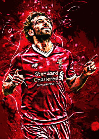 Wall Art Print Liverpool Salah Gifts Merchandise Europosters