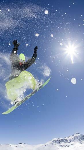 Snowboarding iPhone Wallpaper Background And
