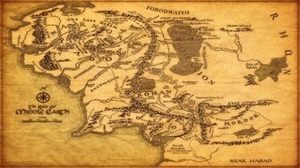 The Rings Maps Middle Earth Wallpaper High Quality