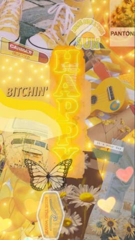 Mellow Yellow Aesthetic iPhone Wallpaper Cute