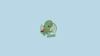 Cthulhu Mighty Minimalistic Wallpaper