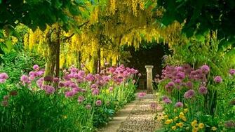 Garden Computer Wallpaper Desktop Background Id