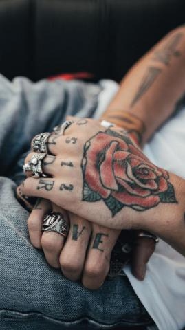 Tattos iPhone Wallpaper Top Background