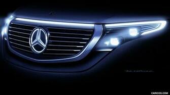 Mercedes Benz Eqc Headlight HD Wallpaper