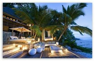 Tropical Beach Resort HD Wallpaper For Standard Fullscreen