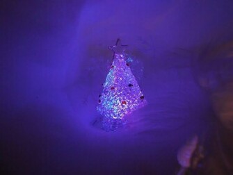 High Resolution Purple Christmas Glow Desktop Laptop Wallpaper