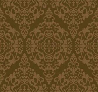 Details About Wallpaper Designer Dark Metallic Gold Damask On Brown