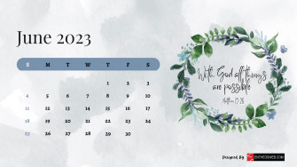June Calendar Desktop Wallpaper Background Entheosweb