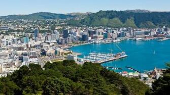 Cityscape New Zealand Wellington Coast