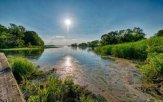 New York Long Island Sky Sun HD Wallpaper