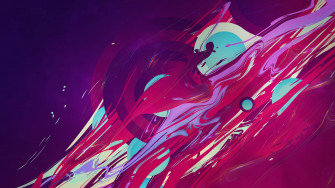 Art Purple Aesthetic Laptop Wallpaper