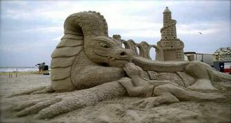 The Sand Castle High Quality And Resolution Wallpaper