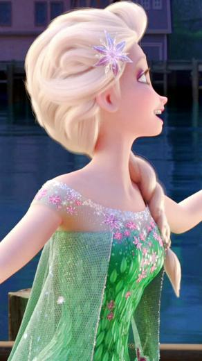 Frozen Fever Elsa Phone Wallpaper Photo