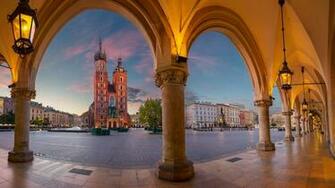 Main Square In Krakow Wallpaper Studio