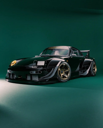 Raw Untamed Rwb Porsche Restomod Has Digitally Inked Gold