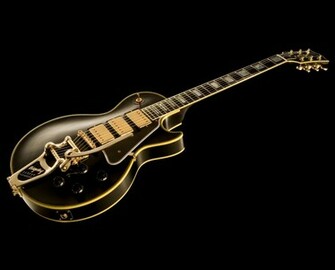 Guitar Gibson Wallpaper Black