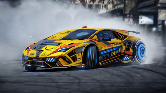 Lambo Tron Drifting 5k Wallpaper HD Cars 4k