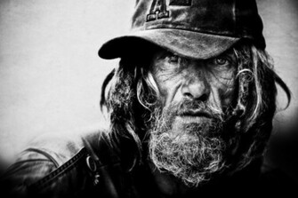 Men Monochrome Cool Guy Wallpaper