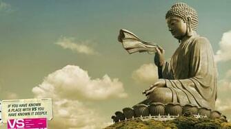 Buddha Amazing Advertising Creative Wallpaper