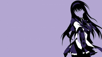 Akemi Minimalist Puella Magi Madoka Magica Wallpaper