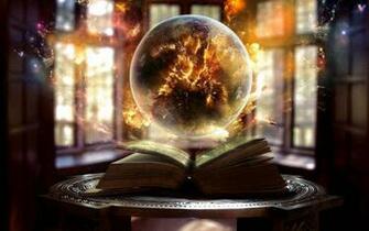 Wallpaper Book Sphere Magic Sorcery HD