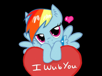 Cute Rainbow Dash Computerized By Meldoymoon