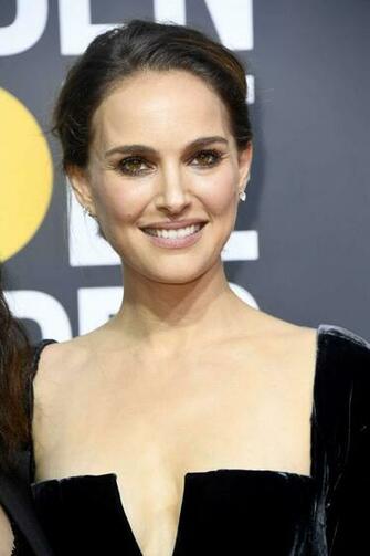 Natalie Portman Golden Globe Awards In Beverly Hills
