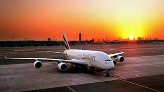 HD Desktop Arab Emirates Plane Airport Wallpaper Donwload