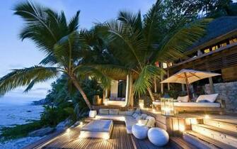 Beach Resort Lovely HD Desktop Wallpaper 4k