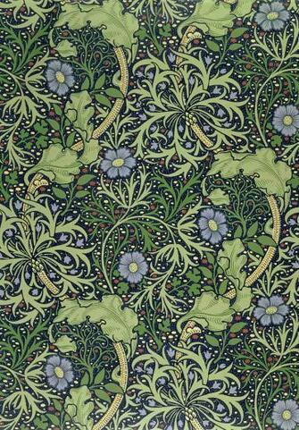 Morris Art Tapestries Textiles Seaweed
