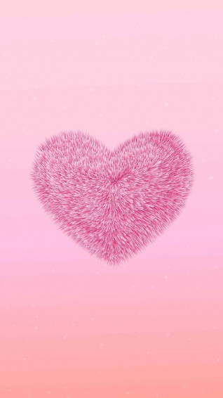 Pink Heart iPhone Wallpaper