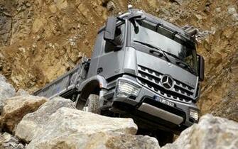 Mercedes Benz Arocs Truck Slope
