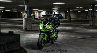 Green And Black Sports Bike Jdm Zx6r Motorcycle Kawasaki HD