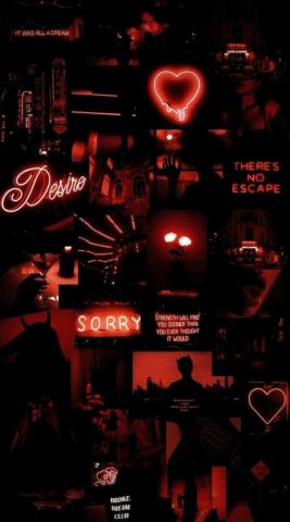 Red Aesthetic Wallpaper Dark Black