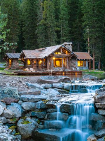 A Log Home In Montana Is Architectural Digest