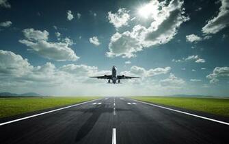 Airplane Landing Wallpaper And Image Pictures Photos
