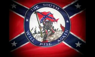 Redneck Rebel Flag Drawing Confederate Screensaver
